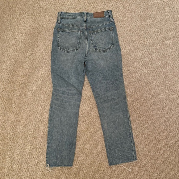 MADEWELL The Perfect Vintage Jean in Rosabelle Wash Comfort Stretch Edition - Picture 10 of 14